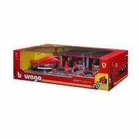 Burago Formula Racing Paddock Playset 1:43 Ferrari, Red Bull, Mclaren, Mercedes
