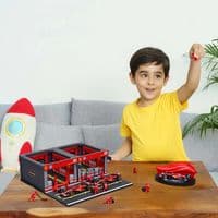 Burago Formula Racing Paddock Playset 1:43 Ferrari, Red Bull, Mclaren, Mercedes