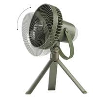 Camelion 2-in-1 Rechargeable Portable Fan & Dimmable LED Light Camping USB-C