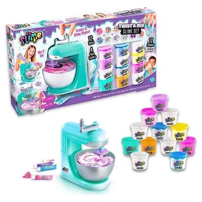 Canal Toys So Slime Twist n Mix Set Real Spinner 12 Slimes Dyes Decorations 6+