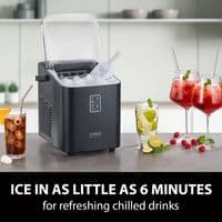 Caso Design IceChef Compact Ice Cube Maker Black