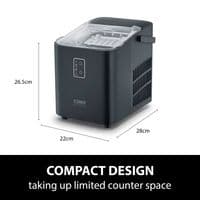 Caso Design IceChef Compact Ice Cube Maker Black