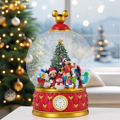 Christmas Snow Globe LED Light Up Glitter Disney | Peanuts Xmas Decoration