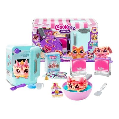 Cookeez Makery Kitchen Collection 4 Pack Scented Plush Bake Playset Baking