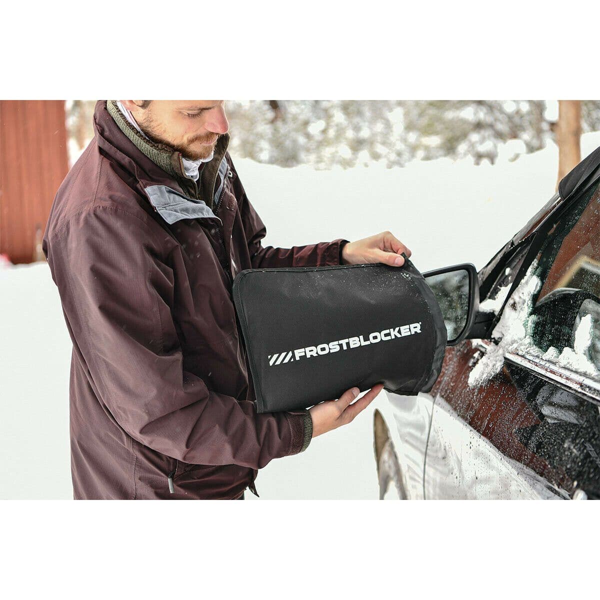 Delk Frostblocker Windshield & Mirror Cover Window Protection Shield Cover Frost