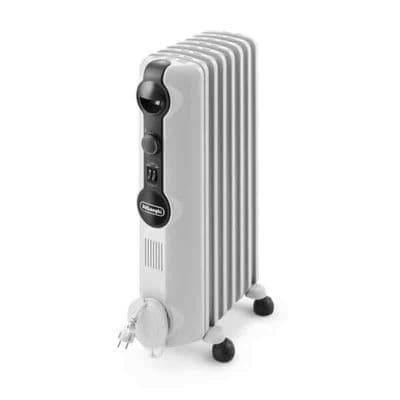 DeLonghi Radia S 1.5kW Oil Filled Electric Radiator - Off White - TRRS0715
