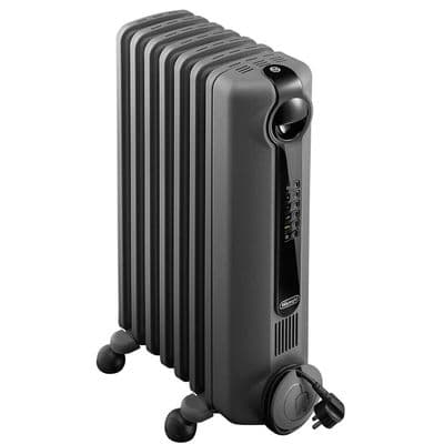 DeLonghi Radia S Oil Filled 1.5kW Grey Radiator Heater TRRS0715E.G