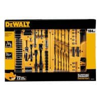 DEWALT 184 Piece Mechanics Tool Kit Spanner Socket Ratchet Set