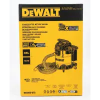 DeWalt 38L Wet Dry Vacuum Stainless Steel 750W StealthSonic DXV38S-QTC