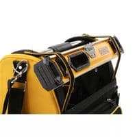 DEWALT Open Tote Tool Storage Bag with Shoulder Strap Hard Base