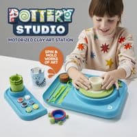 Discovery Pottery Studio Motorized Clay Art Station Set Creative Play