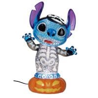 Disney 16” Halloween Glitter Lantern | LED Spinning Light | Mickey Jack Stitch