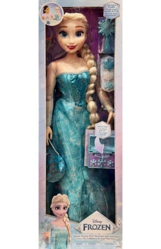 Playdate Elsa My Size Elsa Doll 32 Inch My Size Anna And Elsa