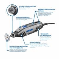 Dremel 4250 Multi-Tool Kit with 3 Attachments, 45 Accessories & EZ Wrap Case