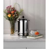 Dualit Classic 1.7L Kettle Polished Stainless Steel Black Trim 72815