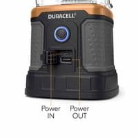 Duracell 3000 Lumen Lantern Rechargeable Solar USB QI Outdoor Camping Light