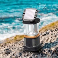 Duracell 3000 Lumen Lantern Rechargeable Solar USB QI Outdoor Camping Light