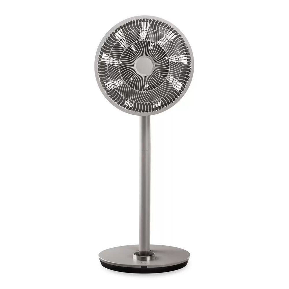 Duux 13" Whisper Flex Smart Pedestal Desk Fan with Remote Control Grey
