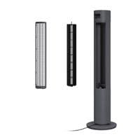 Duux Elevate Tower Fan 12 Speeds Ionizer Sleep Mode Remote Grey DXTF01UK