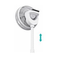 Duux Whisper 3 Pedestal Fan White 26 Speed Oscillating Height Adjustable DXCF221