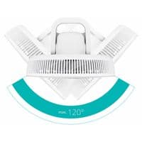 Duux Whisper 3 Pedestal Fan White 26 Speed Oscillating Height Adjustable DXCF221
