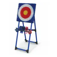 Eastpoint Axe Throw Set With Steel Frame 8 Safety Axes & Stars 152cm/5FT