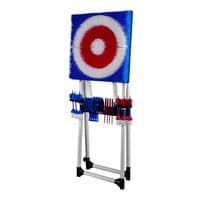 Eastpoint Light Up Axe Throwing Set With Steel Frame 8 Light Axes & 6 Darts 5FT