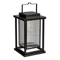 Evergreen Solar LED Revere Lantern Outdoor Hanging Garden Light