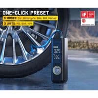 Fanttik S100 APEX Powerful Portable Air Pump & Tyre Inflator with Power Bank