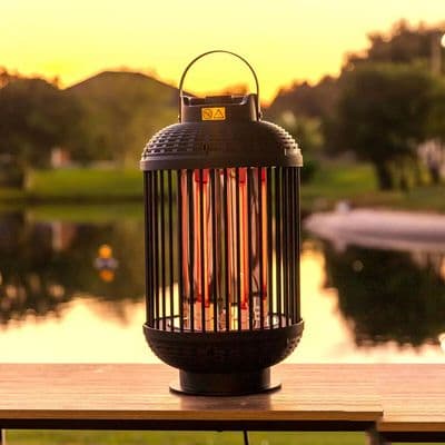 FireSense 360 Lantern Style Electric Patio Heater