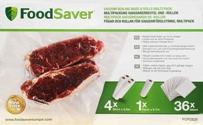 FoodSaver Vacuum Sealing Bags & Rolls Combo Pack FGP252X