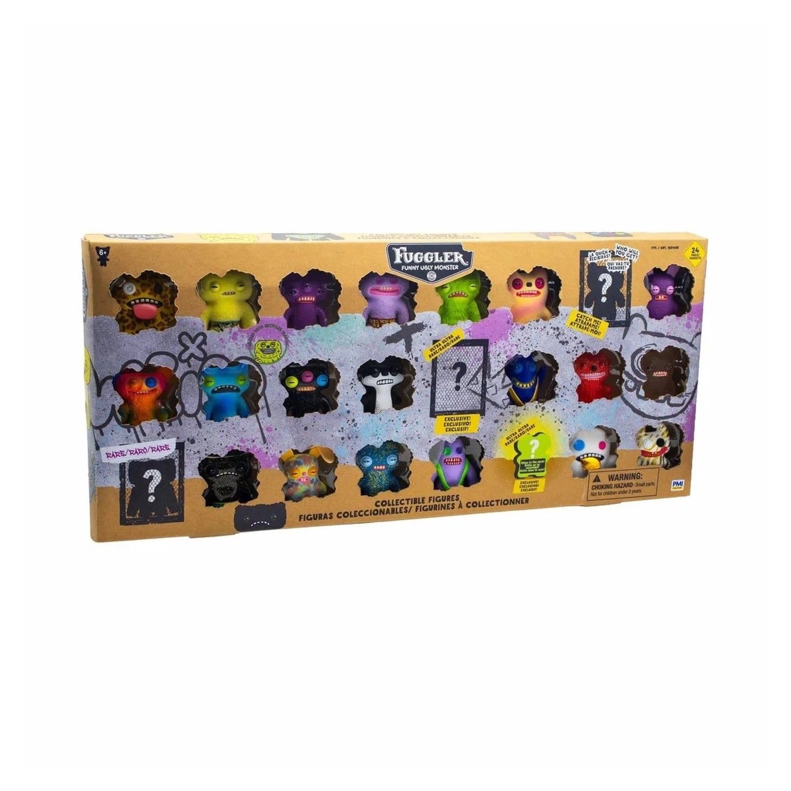 Fuggler Collectible Figures 24-Pack Deluxe Window Box 4 Hidden