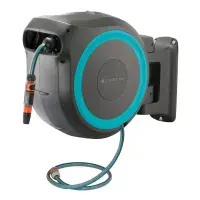 Gardena Wall Mounted Hose Reel 35M Automatic Retractable Hose Box RollUp XL
