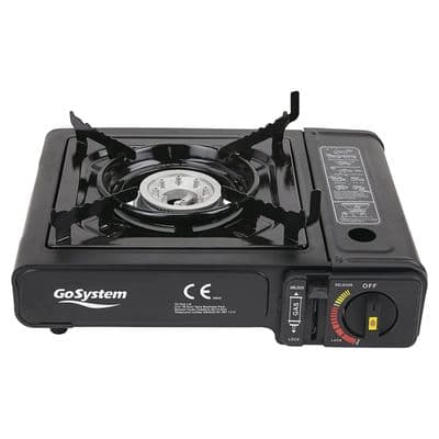 Go System Dynasty Compact II Single Burner Camping Stove Piezo Bayonet Gas