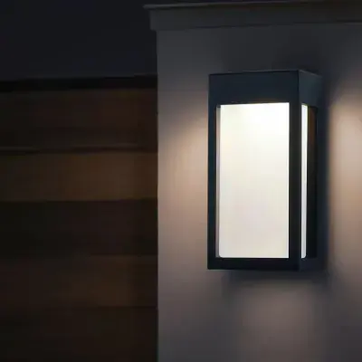 GTX Solar LED Post Lights Black - 4 Pack Garden/Home/Deck/Garage/Patio Lighting