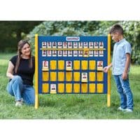 Hasbro Eastpoint Giant Guess Who? 3ft Boards 48 Character Cards Indoor Outdoor