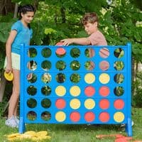 HASBRO Original Giant Connect 4 Set With 2 Carry Bags Garden Game