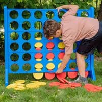 HASBRO Original Giant Connect 4 Set With 2 Carry Bags Garden Game