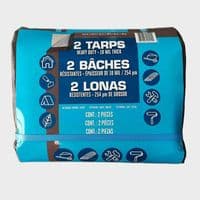 Heavy Duty 12x16ft Reversible Brown and Silver Tarpaulin Cover 2 Pack