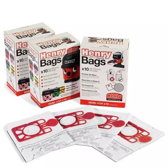 Henry Genuine Dust Bags - Pack of 30