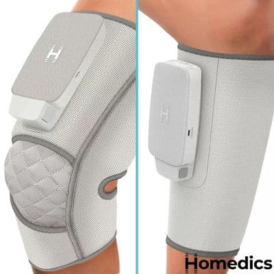 Homedics Modulair Compression Massage System for Calf and Knee Recovery