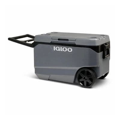 Igloo MaxCold Latitude 85L Rolling Cool Box 90Qt 137 Can Ice Cooler Camping