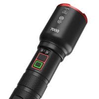 Infinity X1 7000 Lumens Dual Power Rechargeable Flashlight