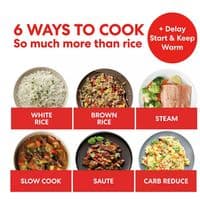 Instant 2.8L Rice Cooker and Steamer - White