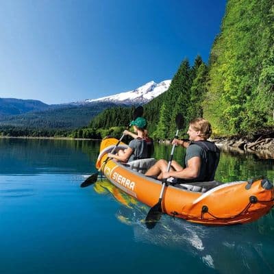 Intex Sierra K2 2-Person Inflatable Kayak Aluminium Paddles
