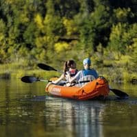 Intex Sierra K2 2-Person Inflatable Kayak Aluminium Paddles