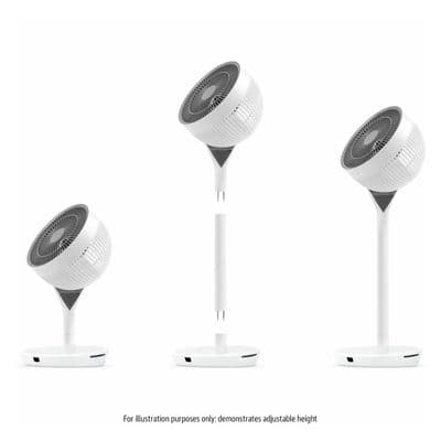 IRIS Woozoo 360° Pedestal Fan Air Circulator DC Motor Remote Control STF-360DC-N