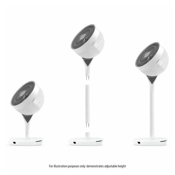 IRIS Woozoo 360° Pedestal Fan Air Circulator DC Motor Remote Control STF-360DC-N