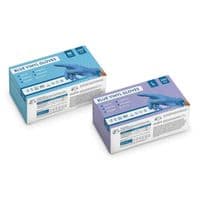 Jena Blue Disposable Vinyl Gloves 400 Pack Powder Free| Latex Free  Medium/Large