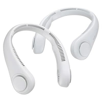 JISULIFE Portable Rechargeable Neck Fan Pack of 2
